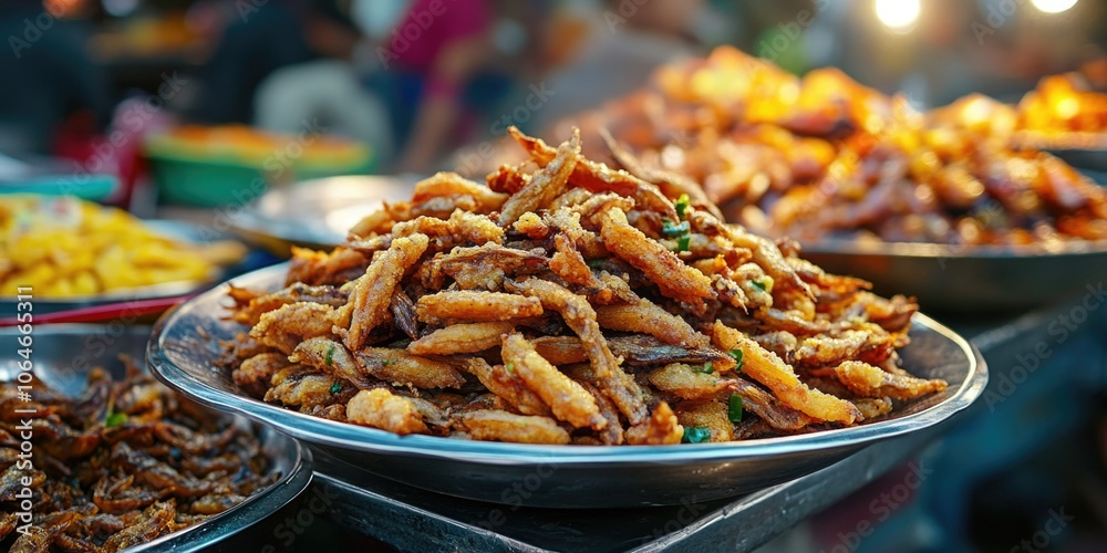 Delicious Fried Food Platter Delicious Fried Food Platter