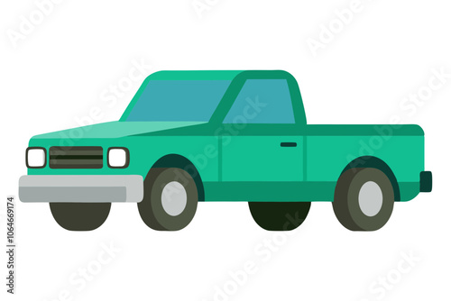 Pickup Truck | isolated vector illustration on white background