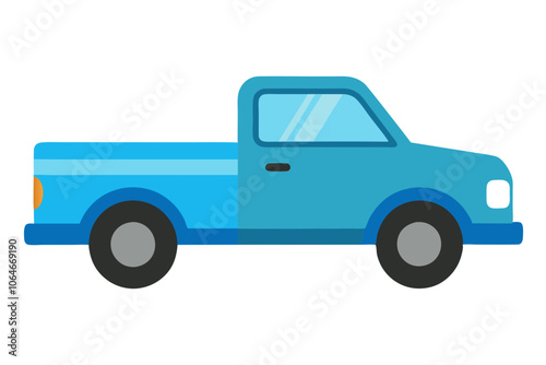 Pickup Truck | isolated vector illustration on white background