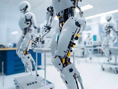 Robotic Exoskeleton Production Line Fabricating Customized Prosthetic Limbs and Mobility Devices photo