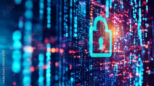 Cyber Security Data Protection Background