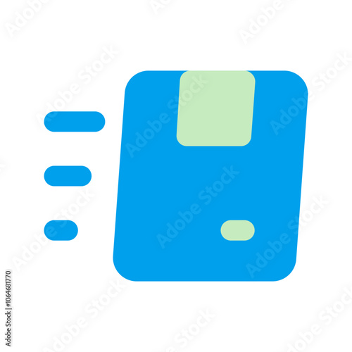 fast delivery duo tone icon