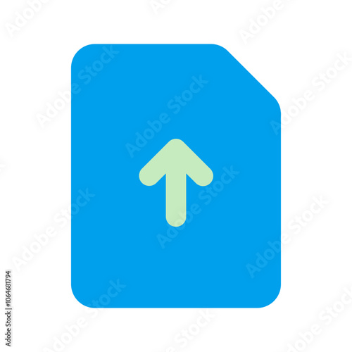 file upload duo tone icon