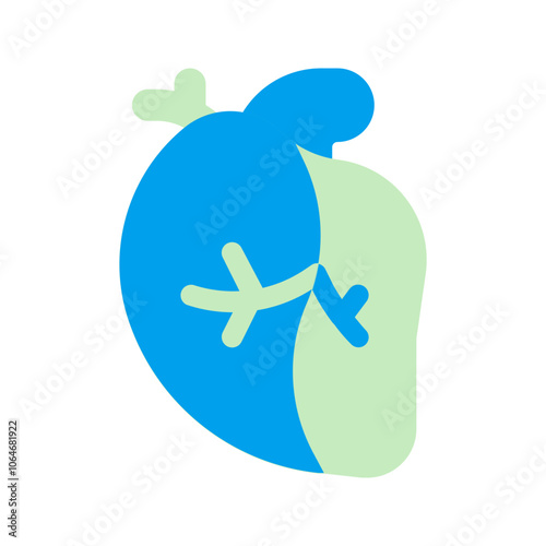 heart duo tone icon