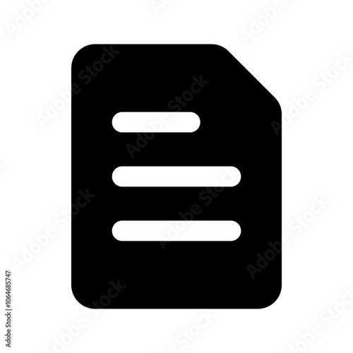 draft glyph icon