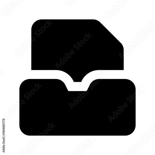 drawer glyph icon
