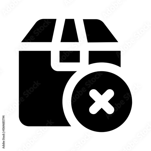 fail glyph icon