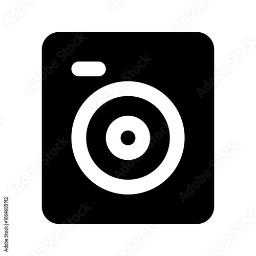 hard drive glyph icon