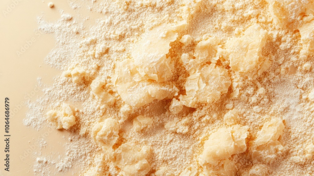 Crushed Powder on Smooth Surface Crushed Powder on Smooth Surface