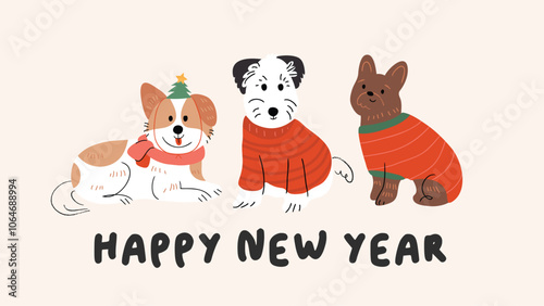 Photography Merry christmas and happy new year concept background vector