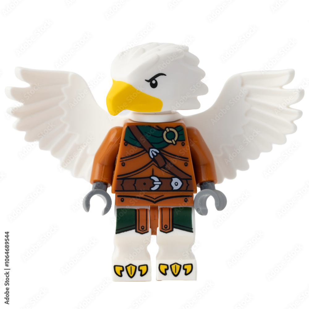 Naklejka premium Dortmund - Deutschland 4. November 2024 Lego Minifigure Waldläuferin