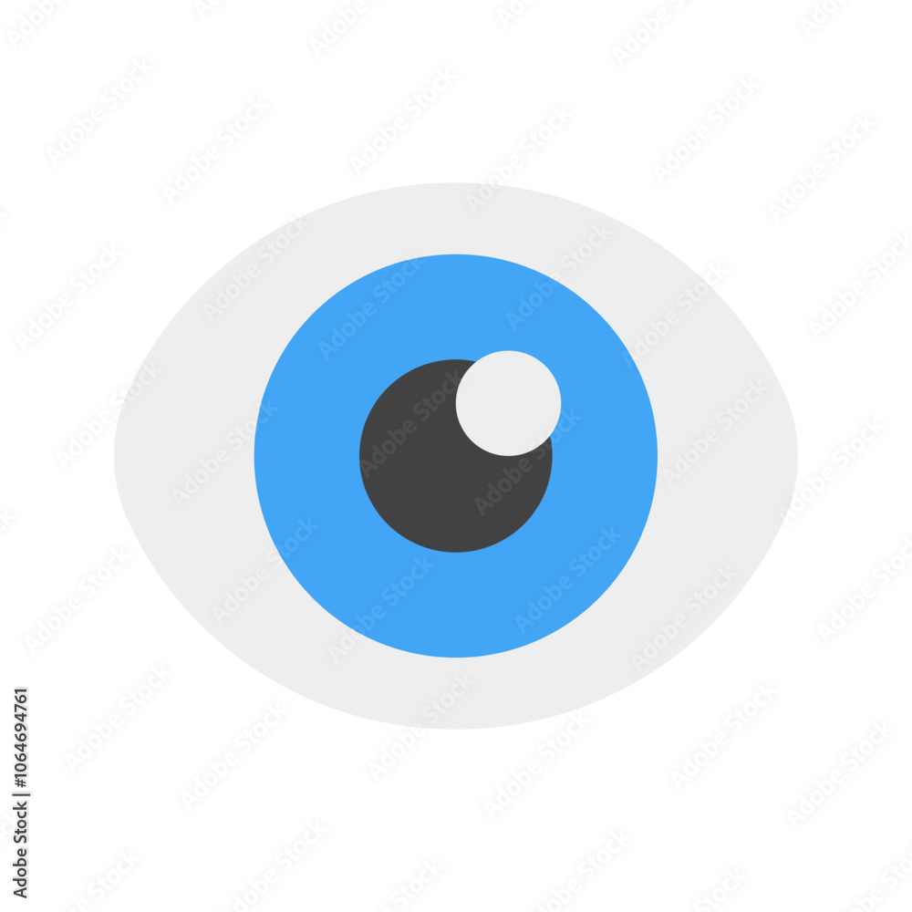 eye flat icon eye flat icon