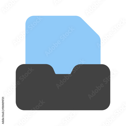 drawer flat icon