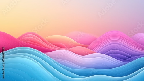 Abstract waves of radiant light flowing and undulating, representing the ebb and flow of energy and the constant state of change.