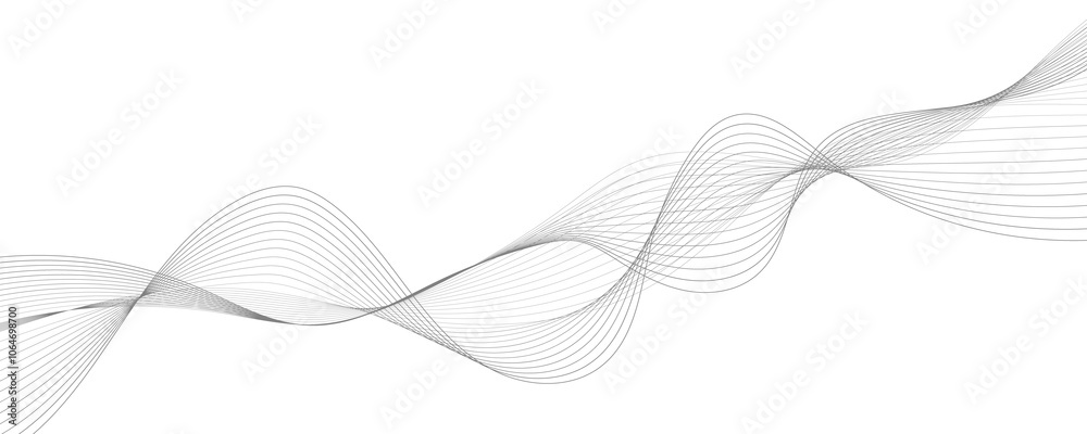 Abstract wave element for design. Digital frequency track equalizer. Stylized line art background. Vector illustration. Wave with lines created using blend tool. Curved wavy line, smooth stripe. Abstract wave element for design. Digital frequency track equalizer. Stylized line art background. Vector illustration. Wave with lines created using blend tool. Curved wavy line, smooth stripe.