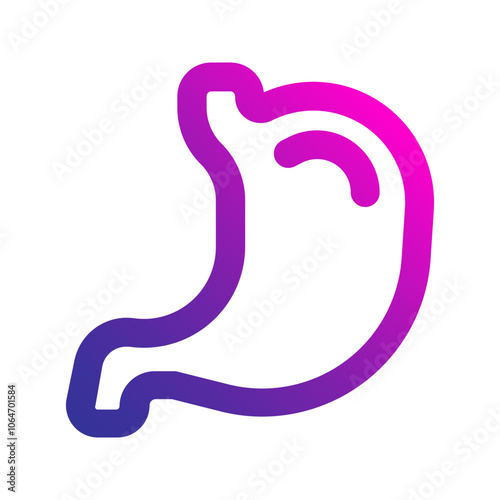 stomach gradient icon