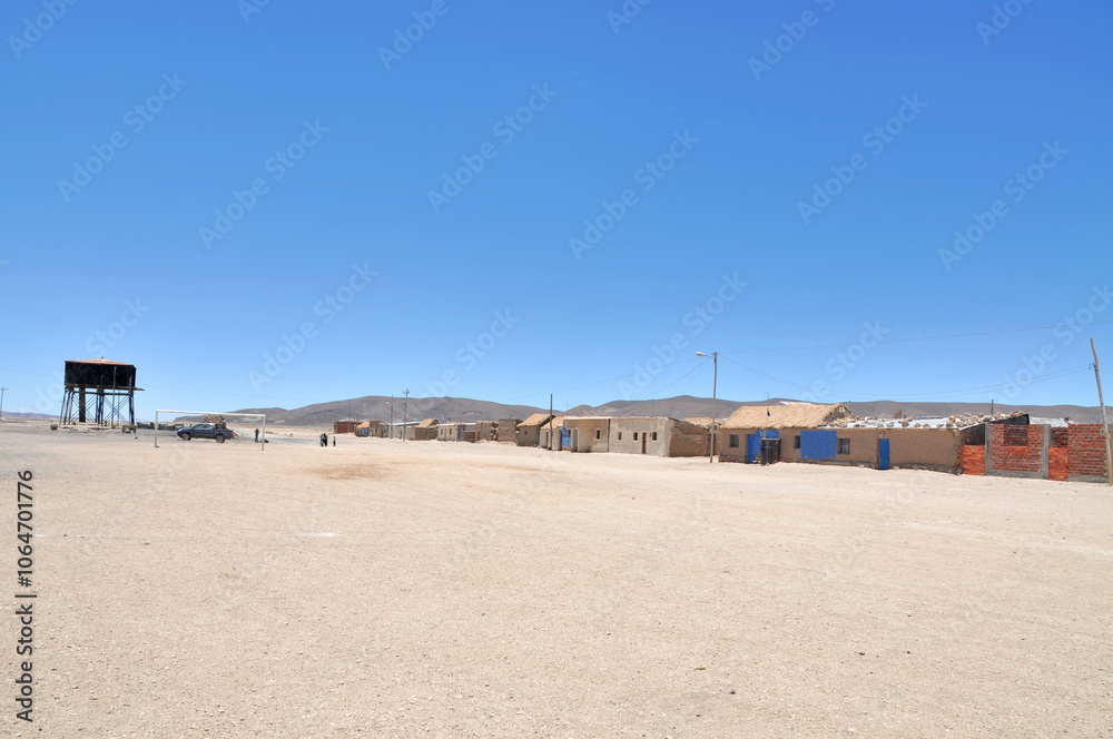 Julaca train station in the Atacama desert Julaca train station in the Atacama desert
