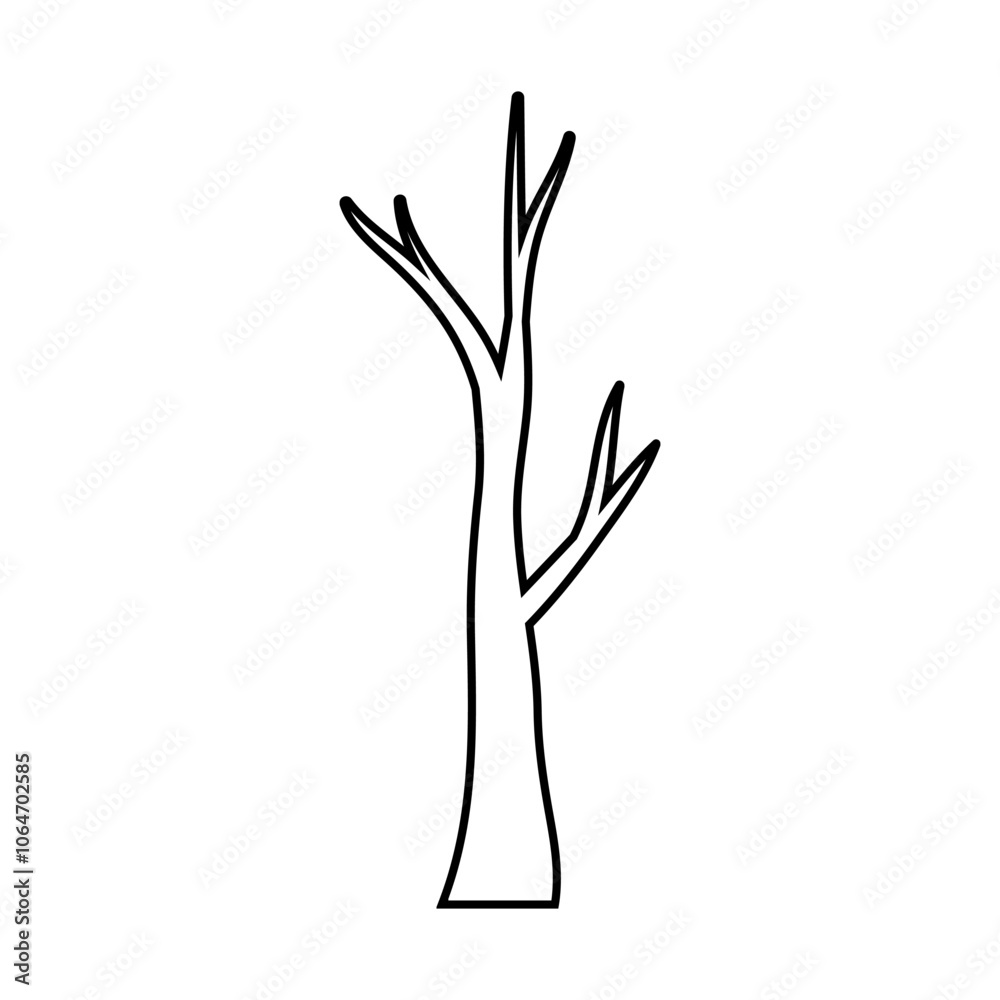 Bare tree icon vector. Tree illustration sign. Autumn symbol or logo. Bare tree icon vector. Tree illustration sign. Autumn symbol or logo.