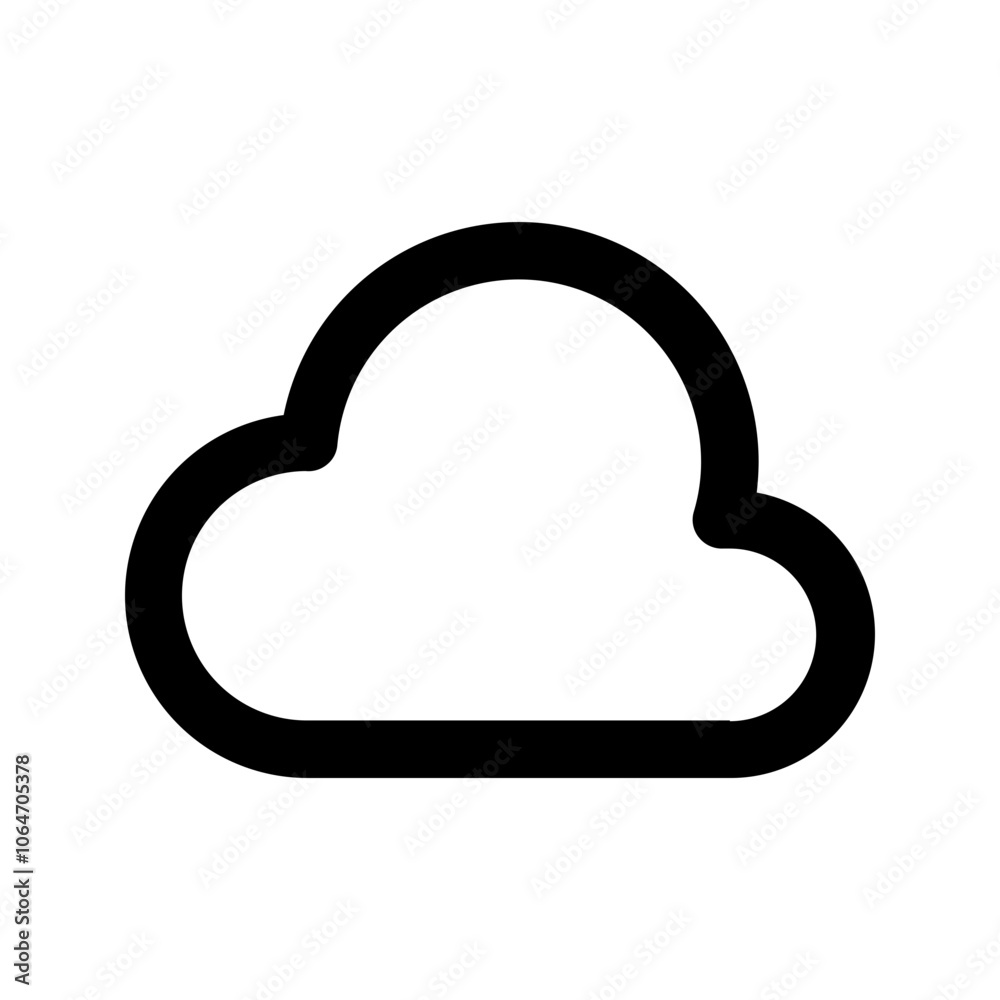 cloud line icon cloud line icon