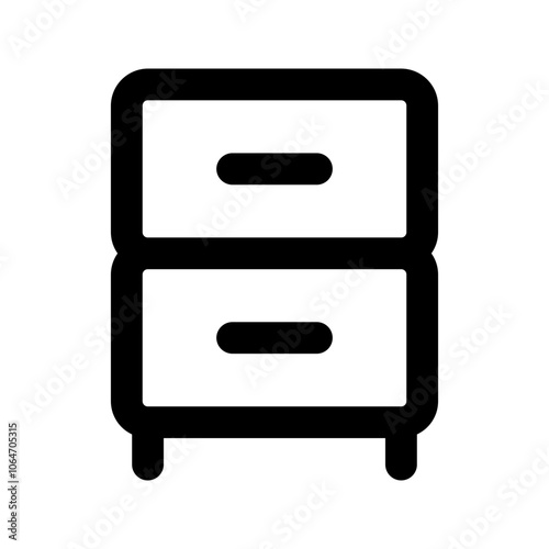 cabinet line icon