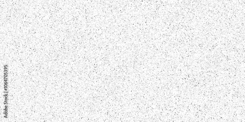 Terrazzo flooring consists of chips of marble texture. quartz surface white, black for bathroom or kitchen countertop. white paper texture background. rock stone marble backdrop textured illustration.