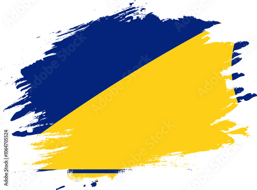 Grunge Brush On Flag Of Tokelau