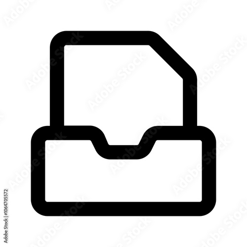 drawer line icon