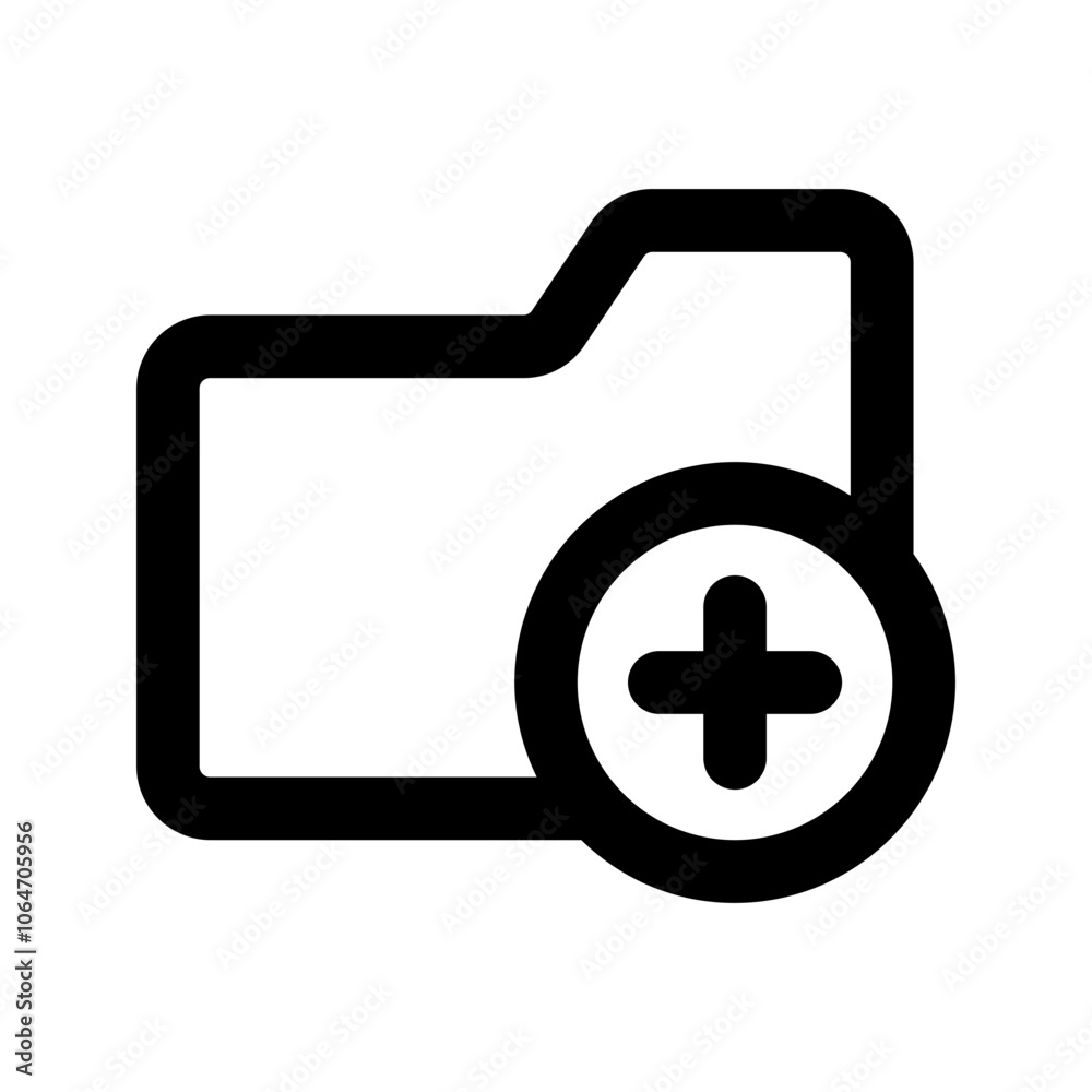 new folder line icon new folder line icon