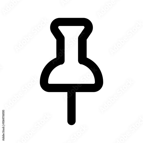 pin line icon