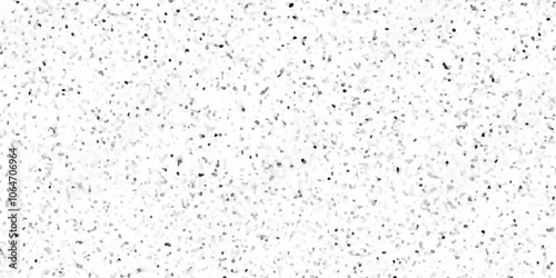 Terrazzo flooring consists of chips of marble texture. quartz surface white, black for bathroom or kitchen countertop. white paper texture background. rock stone marble backdrop textured illustration.