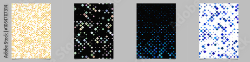 Abstract geometrical brochure background collection