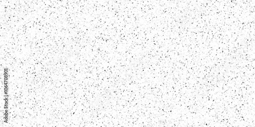 Terrazzo flooring consists of chips of marble texture. quartz surface white, black for bathroom or kitchen countertop. white paper texture background. rock stone marble backdrop textured illustration.