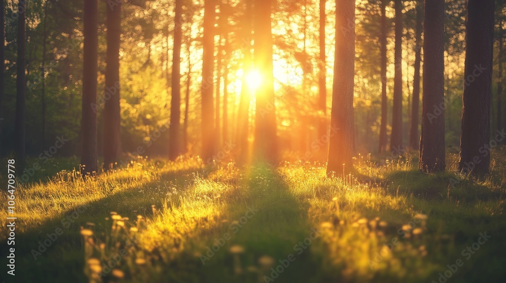 Obraz premium nice landscape theme with calm feeling