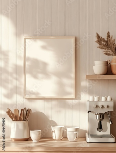 a wall art frame mockup  photo