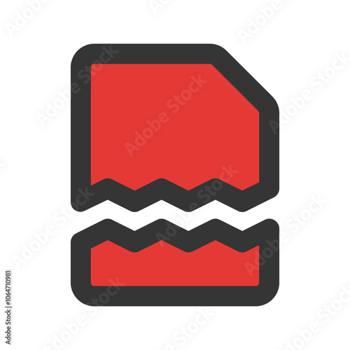 corrupted outline fill icon