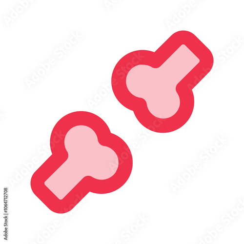 joint outline fill icon