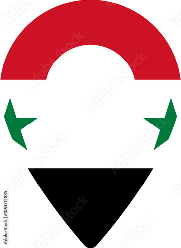 Syria Flag In Pin