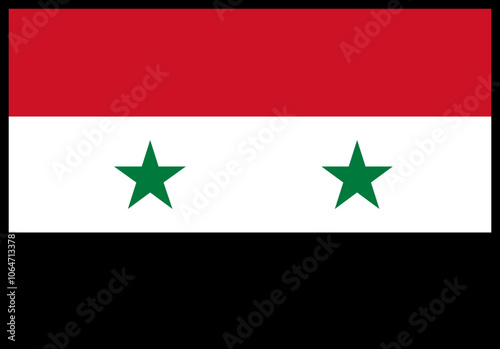 Syria Flag rectangle Icon