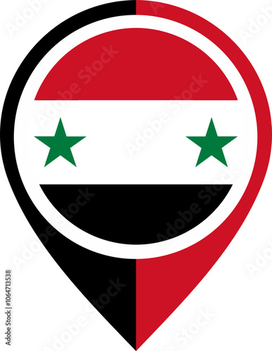 Map Icon Inside Syria Flag Free Download Map Icon Inside Syria Flag - GFXLoad