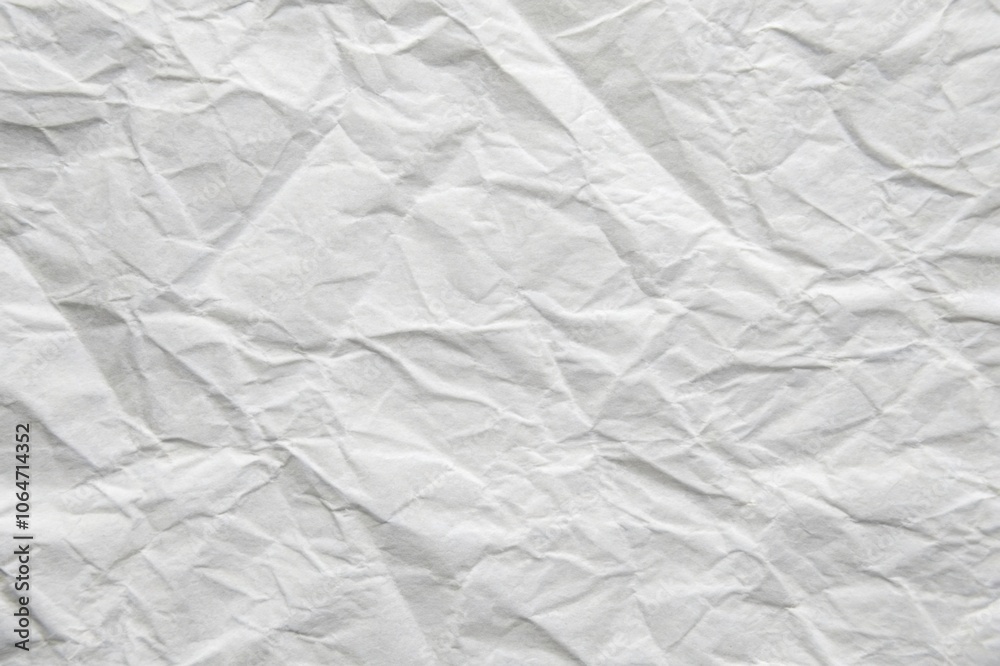 Blank white crumpled and creased paper texture background Blank white crumpled and creased paper texture background