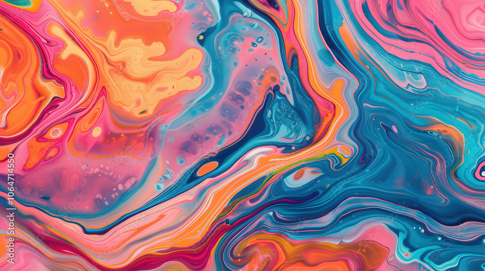Vibrant Fluid Marbling Art, a dynamic composition featuring swirling colors and bold textures that create an eye-catching, immersive visual experience. Vibrant Fluid Marbling Art, a dynamic composition featuring swirling colors and bold textures that create an eye-catching, immersive visual experience.