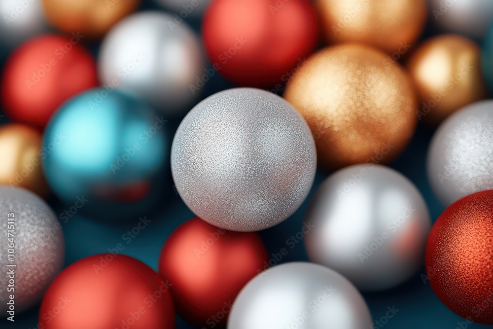 Sparkling Holiday Ornaments with Intricate Glitter Designs for a Festive Touch