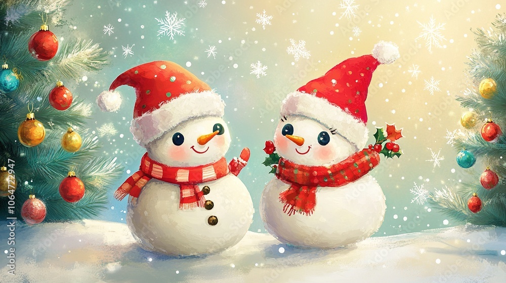 Charming Children's Christmas Card with Bright Colors, Playful Designs, and HD Quality - Perfect for Spreading Holiday Cheer Charming Children's Christmas Card with Bright Colors, Playful Designs, and HD Quality - Perfect for Spreading Holiday Cheer