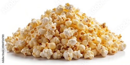 Isolated classic salty popcorn, perfect cinema snack for movie night, popcorn, isolated, cinema, snack, movie, food