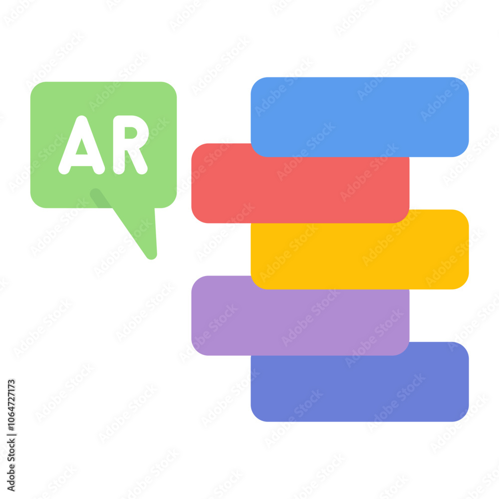 Ar Tumbling Blocks icon vector image. Can be used for Augmented Reality. Ar Tumbling Blocks icon vector image. Can be used for Augmented Reality.