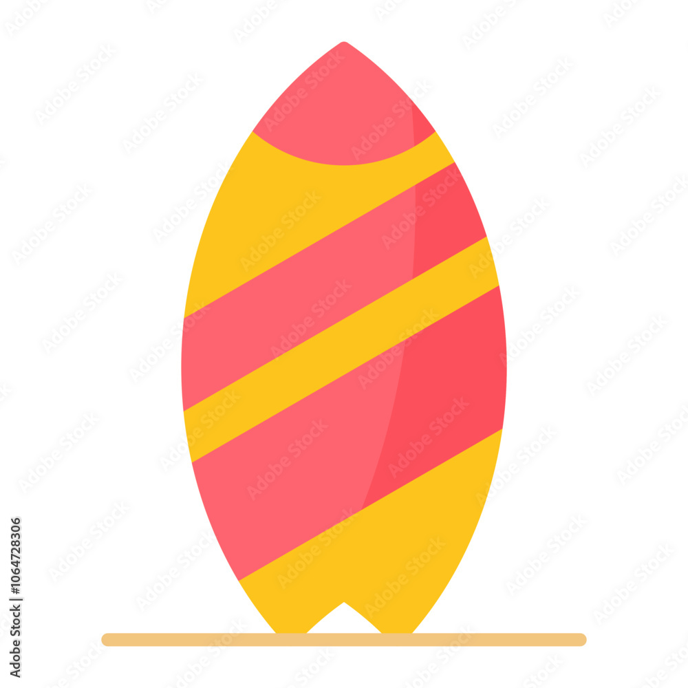 Surfboard icon vector image. Can be used for Coastline. Surfboard icon vector image. Can be used for Coastline.