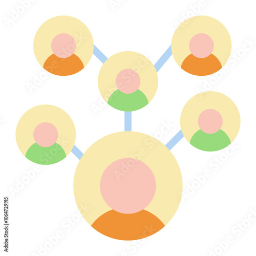 Contact Tracing icon vector image. Can be used for Infectious Diseases.