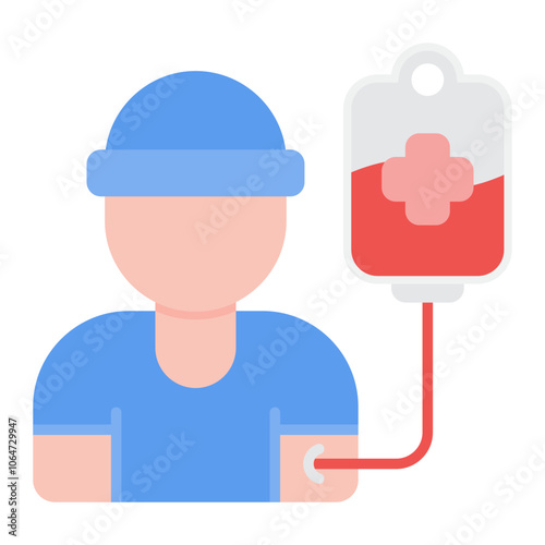 Chemotherapy icon vector image. Can be used for Chemotherapy.