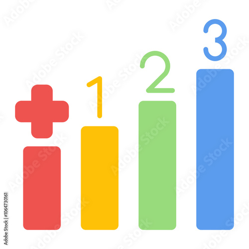 Cancer Staging icon vector image. Can be used for Chemotherapy.