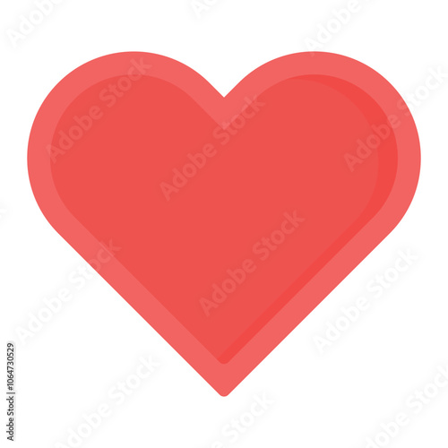 Heart icon vector image. Can be used for Friendship.